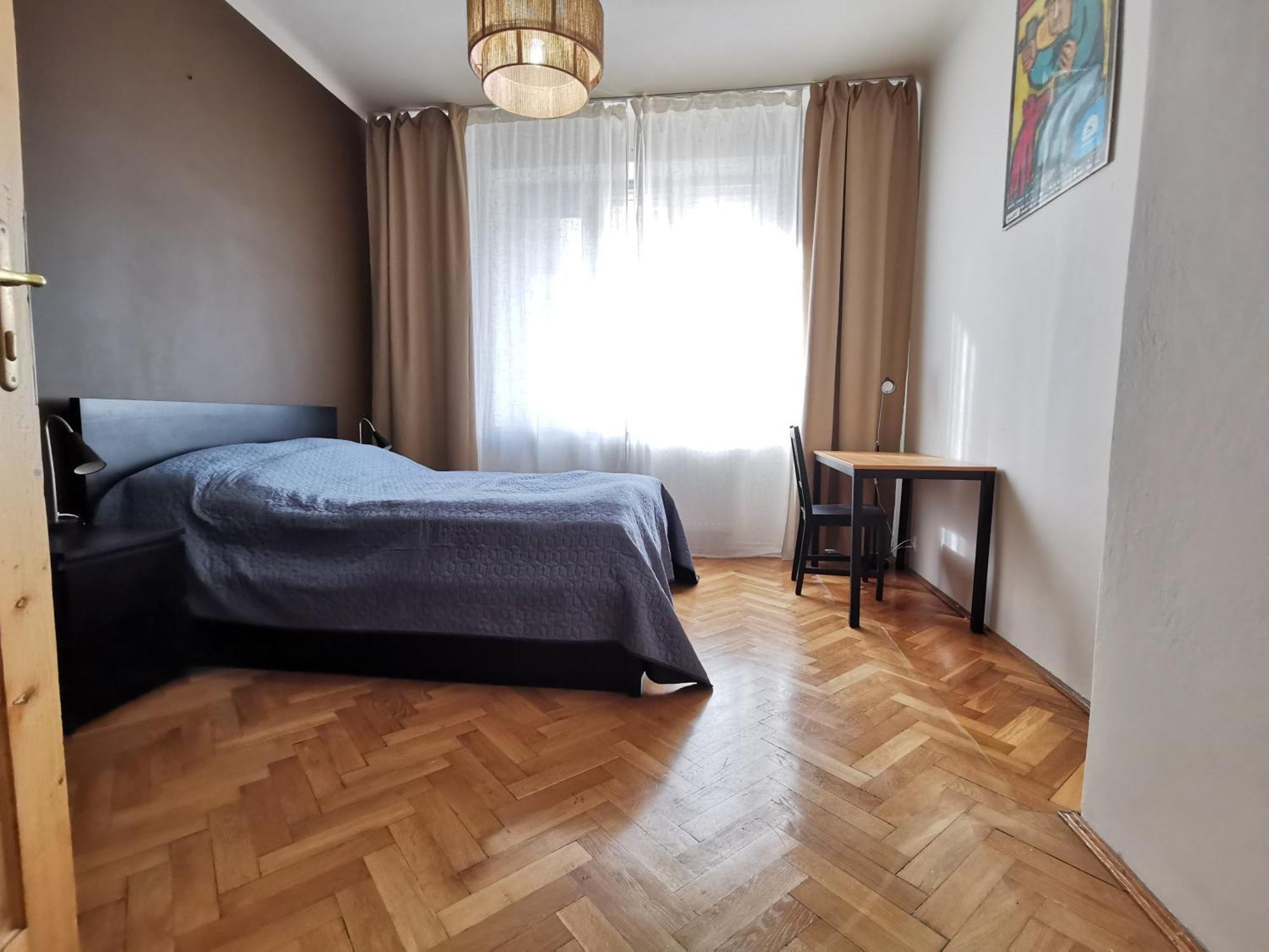 Cozy Spacious Apartment With Balcony Kraków Exteriör bild