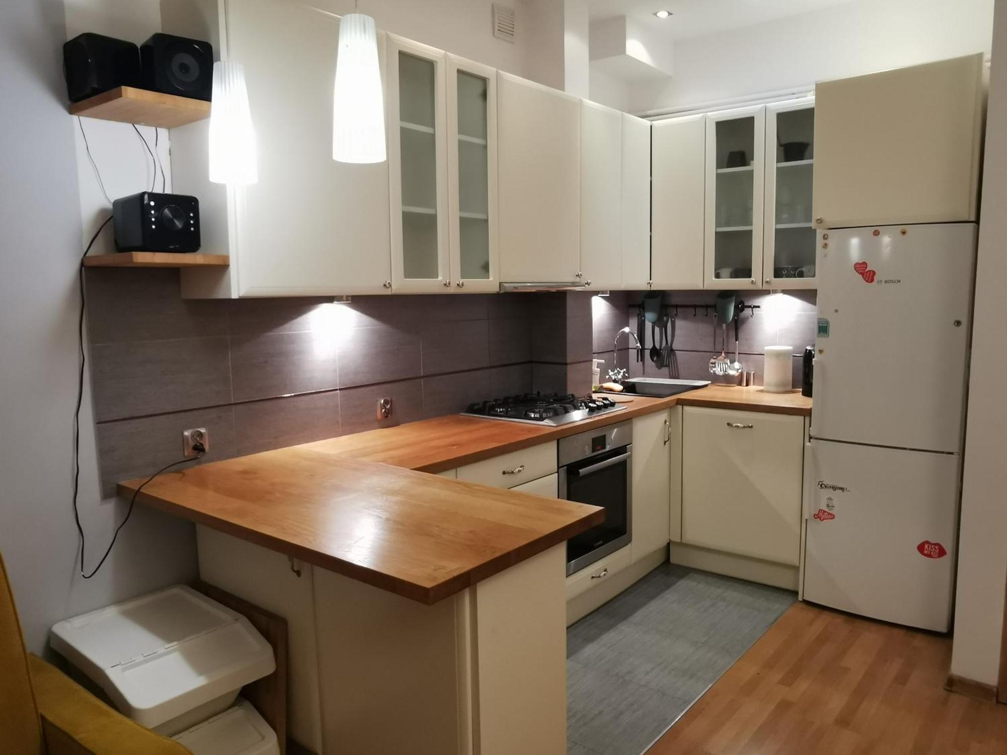 Cozy Spacious Apartment With Balcony Kraków Exteriör bild