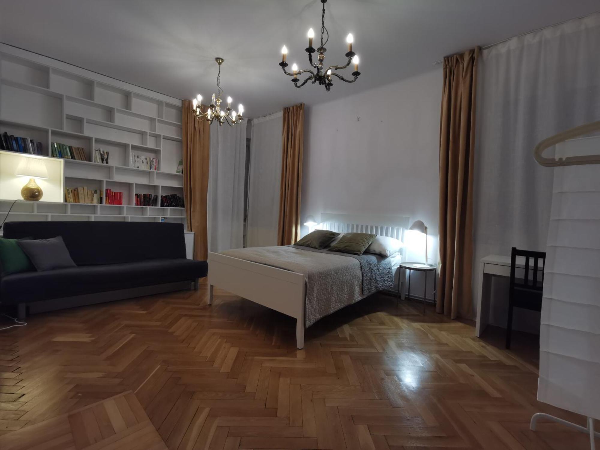 Cozy Spacious Apartment With Balcony Kraków Exteriör bild