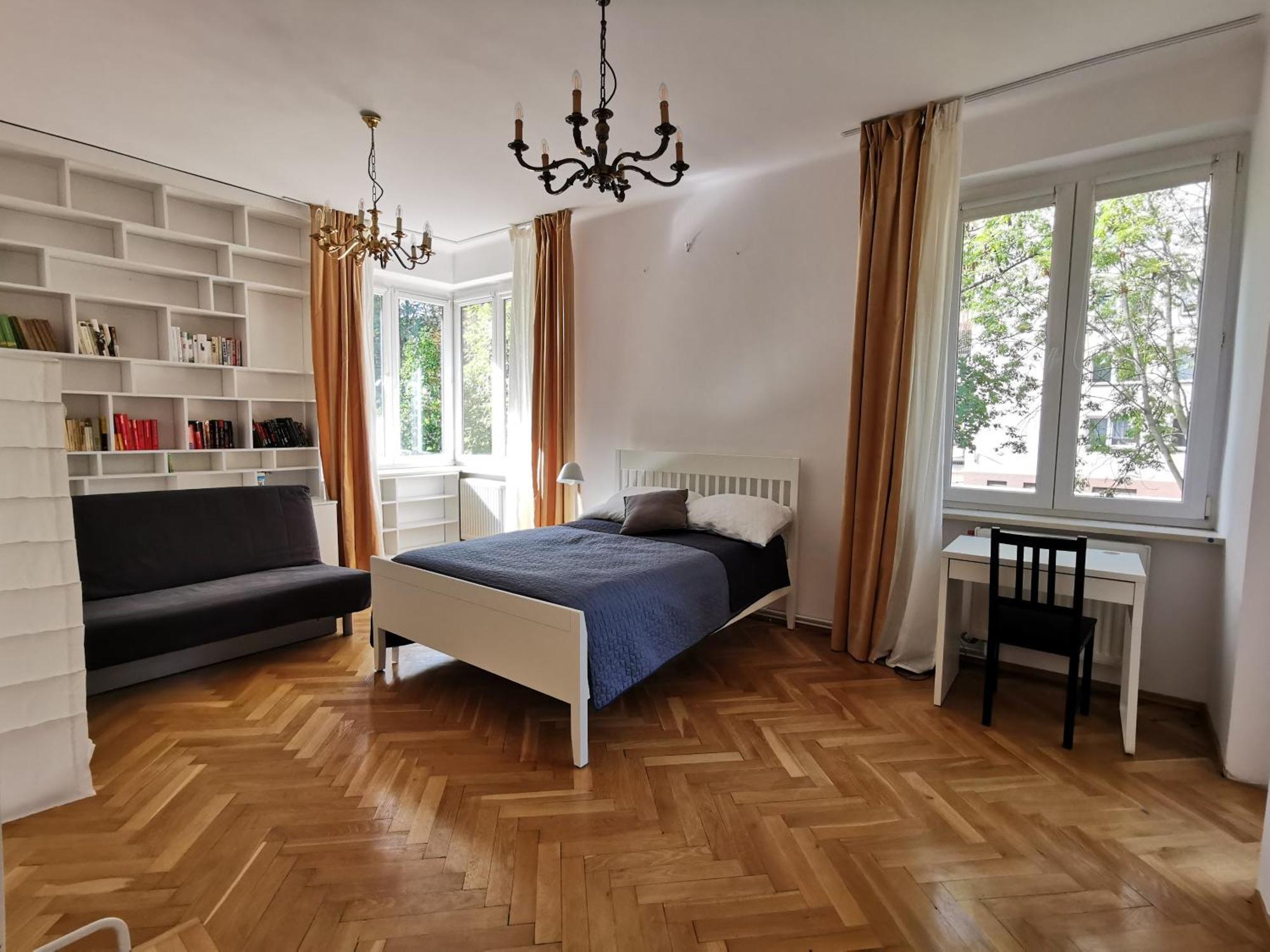 Cozy Spacious Apartment With Balcony Kraków Exteriör bild
